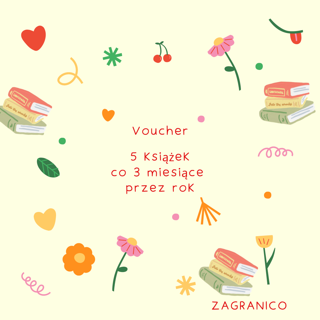 Voucher na Biblioteczka.net – na cały rok – paczka co trzy miesiące