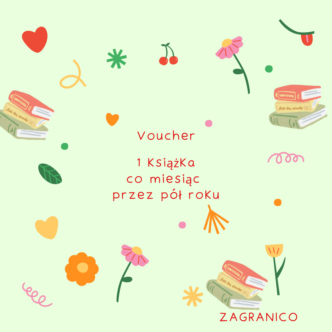 Voucher na Biblioteczka.net – na pół roku – paczka co miesiąc