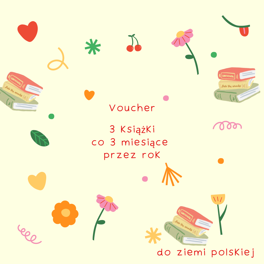 Voucher na Biblioteczka.net – na cały rok – paczka co trzy miesiące