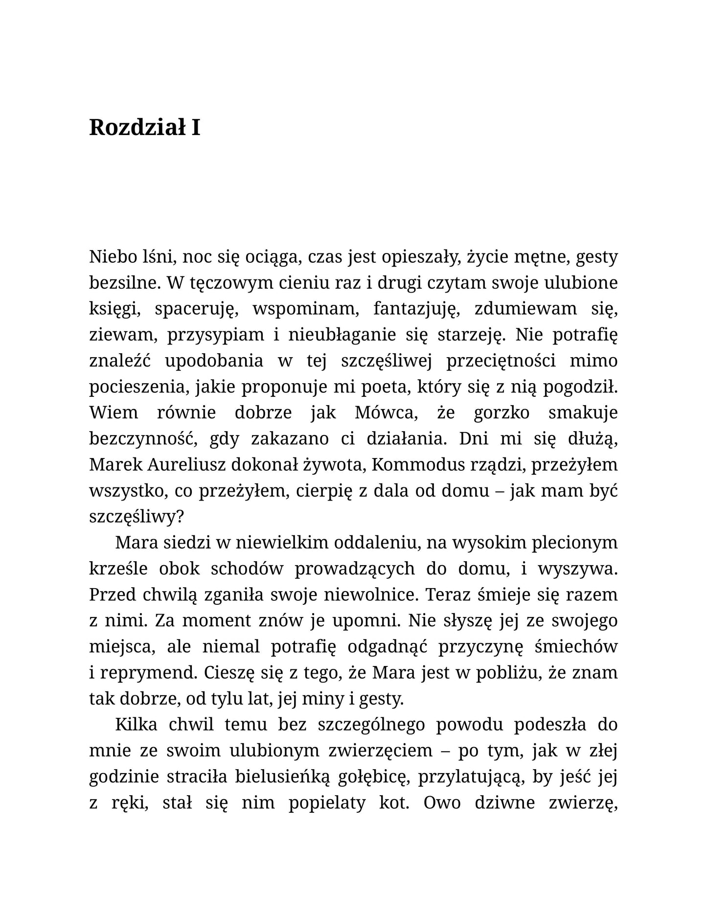 Bóg przechadzający się w popołudniowym wietrze