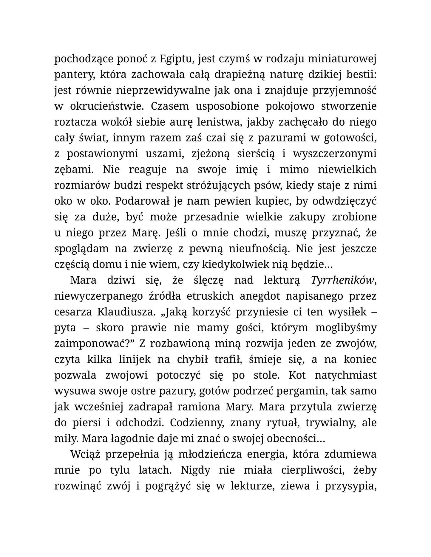 Bóg przechadzający się w popołudniowym wietrze